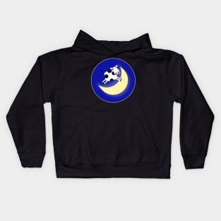 and the cow jumped over the moon... Kids Hoodie